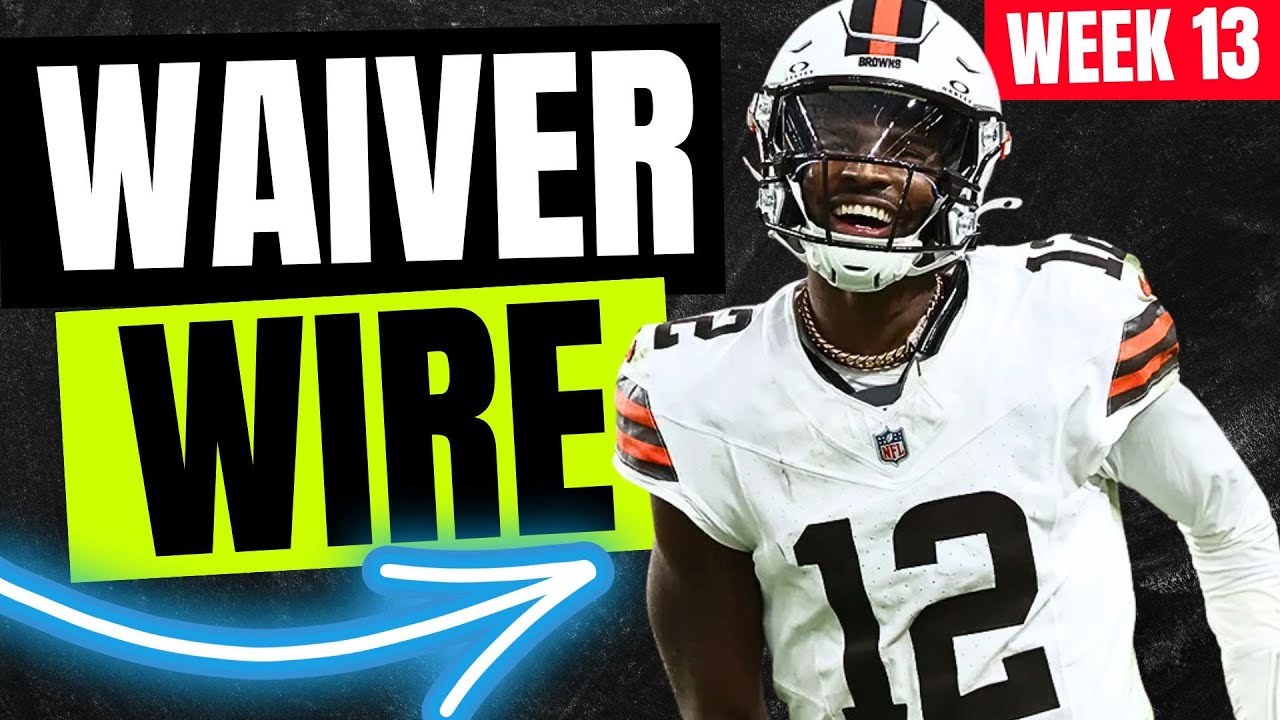 🚨 MUST ADD Waiver Wire Targets in Week 13 Fantasy Football! 🚨