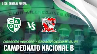 CAMPEONATO NACIONAL B DE MENORES - RECLASIFICACION (9° AL 12°): ONCE UNIDOS VS SPORTIVO RIVADAVIA