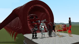 CAN ANYTHING DEFEAT THE MAW INCIDENT?! Garry's Mod [Trollge vs Trevor Henderson Creatures]
