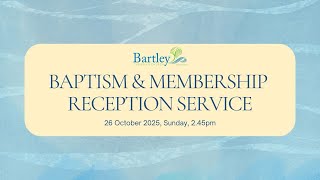 26 Oct 2025, Baptism Service  (CC)