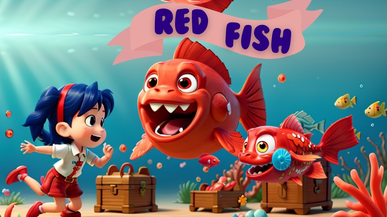 Dive into Fun with Red Fish 🌟 Nursery Rhyme YouTube