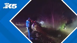 Pierce County deputies arrest hammer-wielding suspect