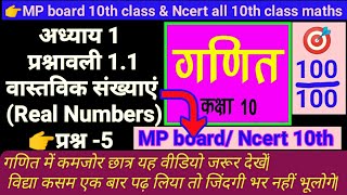 अध्याय 1 वास्तविक संख्याएं Real Numbers (vastavik sankhyaye)
