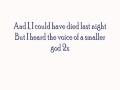 Darling Violetta - Smaller God lyrics