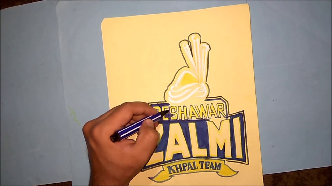 PESHAWAR ZALMI LOGO DRAWING - YouTube