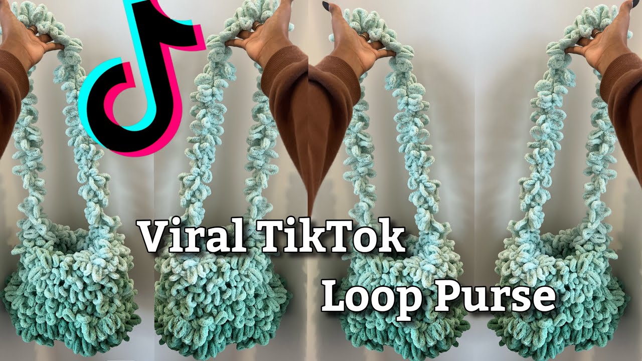 VIRAL TIKTOK CROCHET LOOP PURSE 