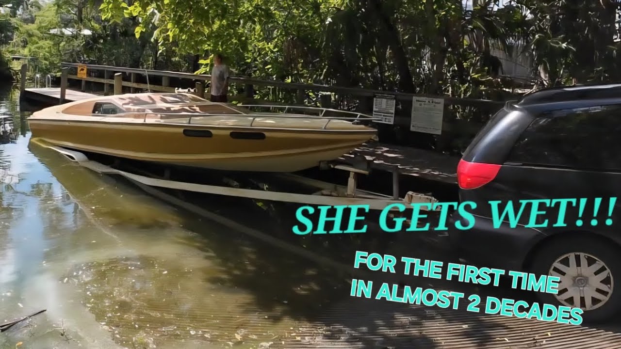 This boat hasnt touched water IN 15+ YEARS!! Lets test it out - YouTube