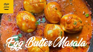 Egg butter masala | Egg butter masala curry | Anda masala curry | motte masala curry