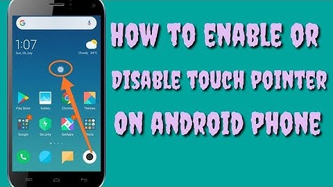 How to ENABLE TOUCH POINTER on ANDROID Device in 2 MINS