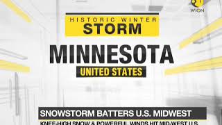 Spring snowstorm batters US Midwest