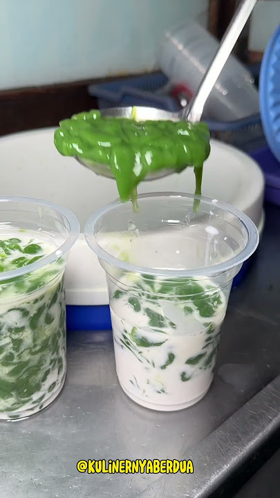 Es cendol Edy enak di pasar perumnas klender jakarta timur #food #halalfood