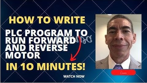 PLC Ladder logic program forward and reverse