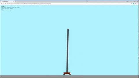 AI Learning to Balance Pole