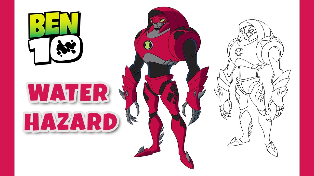 Ben 10 Ultimate Alien Water Hazard Coloring | Fun Art for Kids