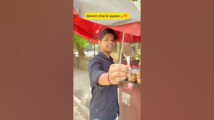 Thirst for hot tea🤣‼️ #entertainment #funny #icecream #streetfood #comedy #trending #shorts #fun