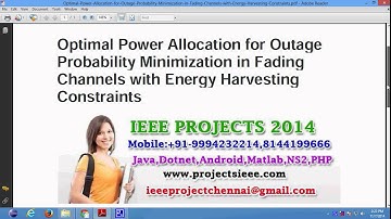 Optimal Power Allocation for Outage Probability Minimization in Fading Channels with Energy Harvesti