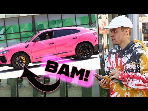 Justin Bieber Declines To Comment On Wife Hailey CRASHING His Lamborghini Urus