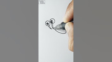 Very Easy! Shrimp Drawing Shorts || How To Draw a Shrimp || #simple #drawing #shorts #video