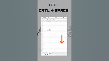 Excel | Shortcut Keys (to select Row and Column) #exceltricks #excelforbeginners #excel #exceltips