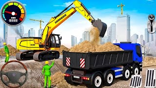 City Road Construction Simulator 3D 🚧 | Heavy Excavator & Truck - Android Gameplay screenshot 5