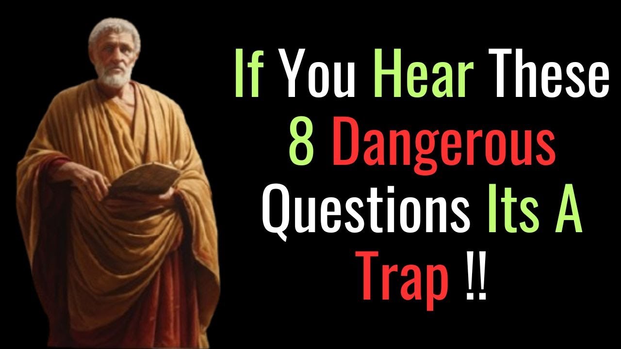 Don't Fall For It: The 8 Sneaky Questions Toxic People Use to Trap You Stoic Philosophy