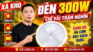 Xả kho đèn năng lượng mặt trời 300w, chỉ vài trăm mà sáng rõ như đèn điện