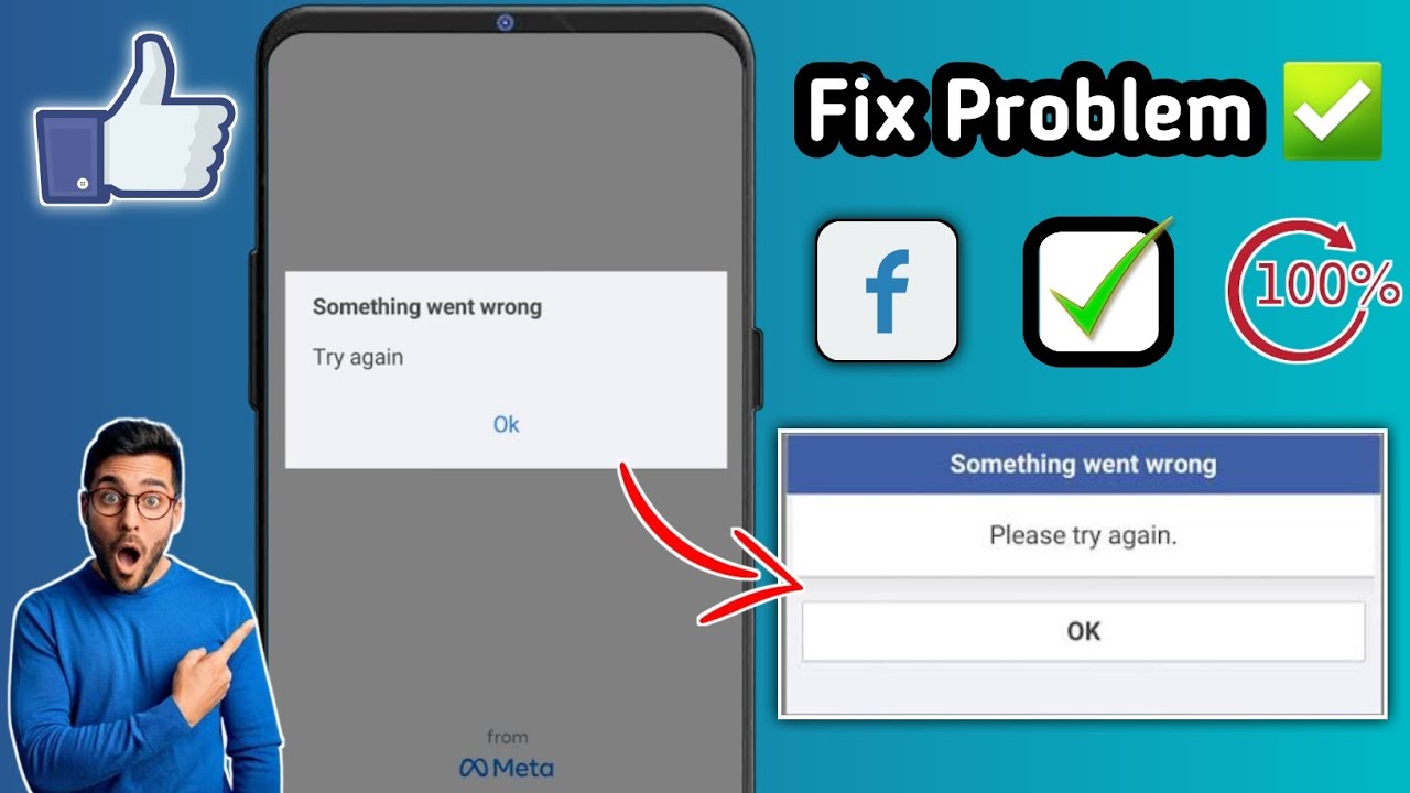 Fix Facebook Lite Something went wrong Problem | facebook lite ...