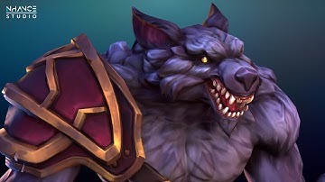 Stylized Fantasy Werewolf: Features overview
