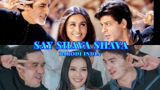 SAY SHAVA SHAVA - KABHI KUSHI KABHI GHAM - Vina Fan Parodi India - Shah Rukh Khan Rani MUkerji Kajol Resimi