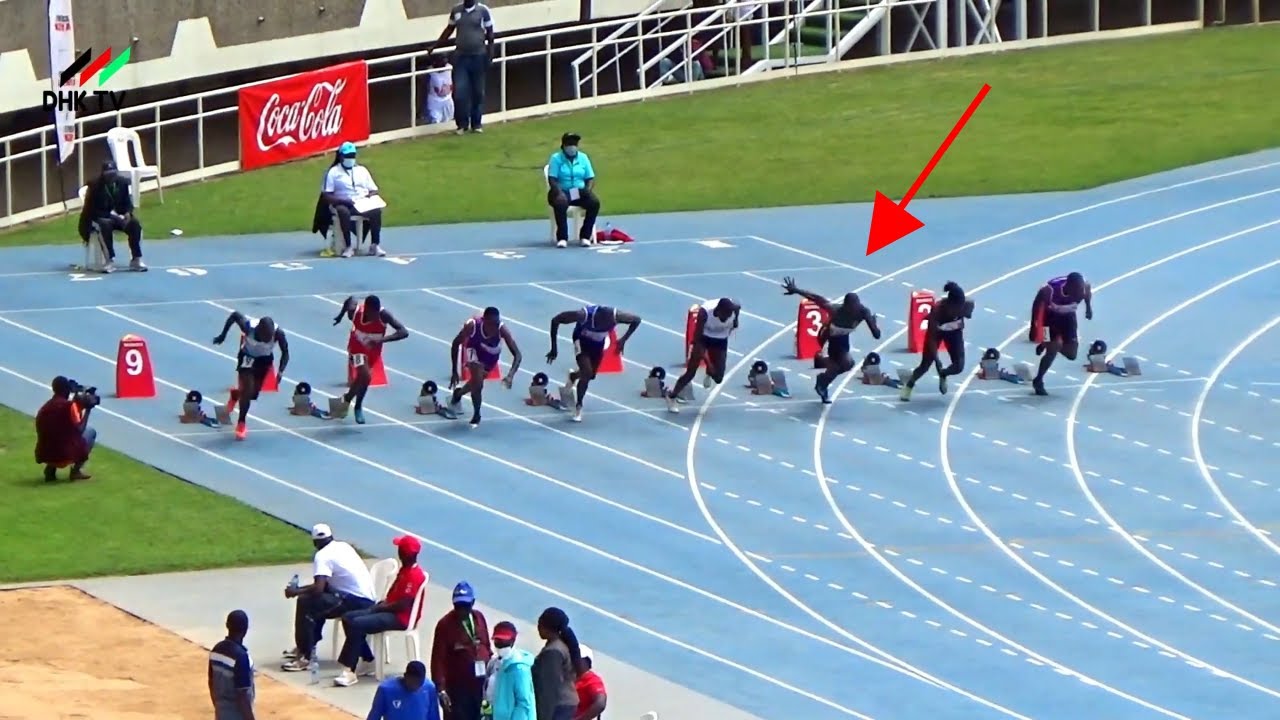 Men's 100m Dash! Hesbon Ochieng National Championships 2022 YouTube