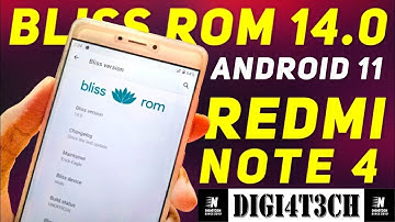 |BLISS ROM 14.0| On |Redmi Note 4| |Mido| |Full Review| & |Installation| By |DIGI4T3CH|