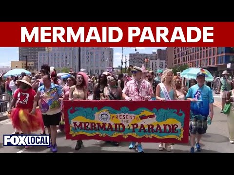 Mermaid parade takes over Coney Island