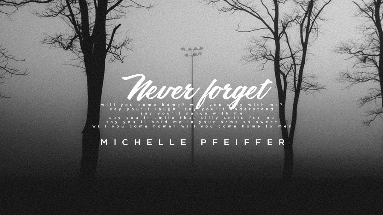 Lyrics + Vietsub || Never Forget || Michelle Pfeiffer || Murder On The Orient Express Soundtrack