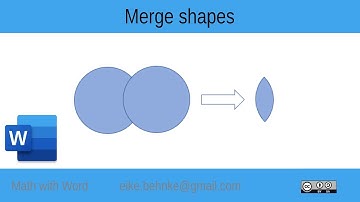 19 Merge shapes - Math with Word