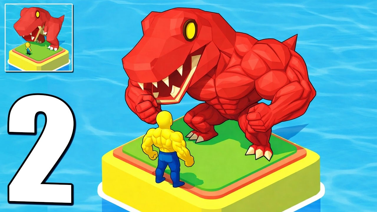 Dino Tycoon - 3D Building Game - Gameplay Walkthrough Part 2 - Build Dino City (Android,iOS)