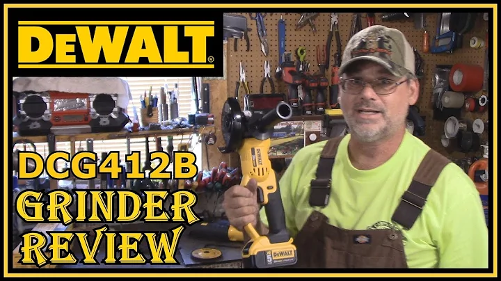 DEWALT  20V MAX* ANGLE GRINDER REVIEW - DCG412B   ...