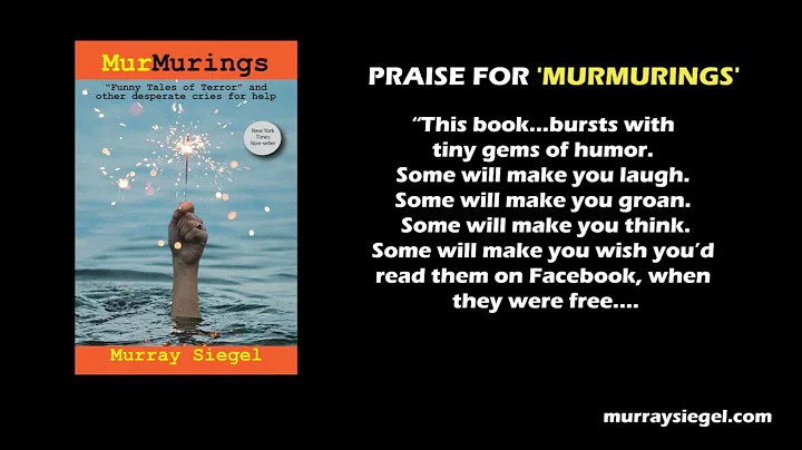Promotional Video for "MurMurings" book by Murray ...