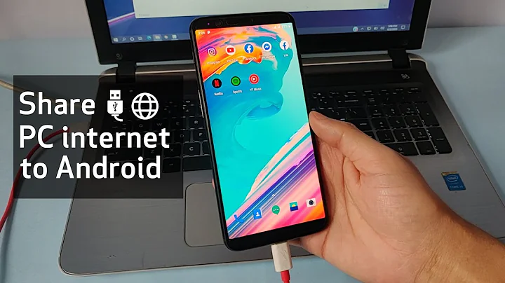 How to Share internet from pc to android via USB cable