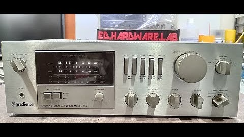 Consertos Vintage 115 - amplificador Gradiente model 366 - (parte 3) - #0570