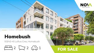 [NOVA] 103/43-45 Loftus Cres, Homebush (홈부쉬)