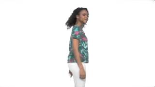 Caribbean Joe - Banana Road S/S Top  SKU: # 8095575