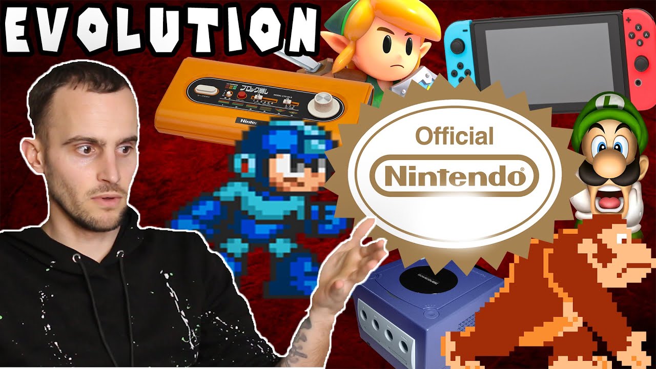 EVOLUTION DES CONSOLES SALON NINTENDO (1977-2020) - YouTube