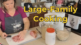 Cook & Bake w/Me | LargeFamily Cooking | Cooking with Whole Grains