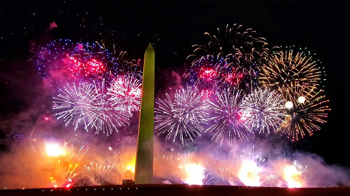 2021 Presidential Inauguration Fireworks - Washington Monument