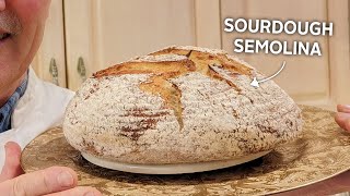 Sourdough bread with Semolina - Southern Italian Style