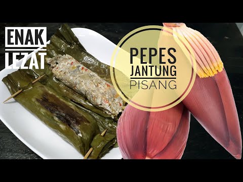Pepes Jantung Pisang Tahu