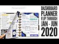 Homebody - Dashboard Planner Flipthrough | January- June 2020 | Happy Planner |