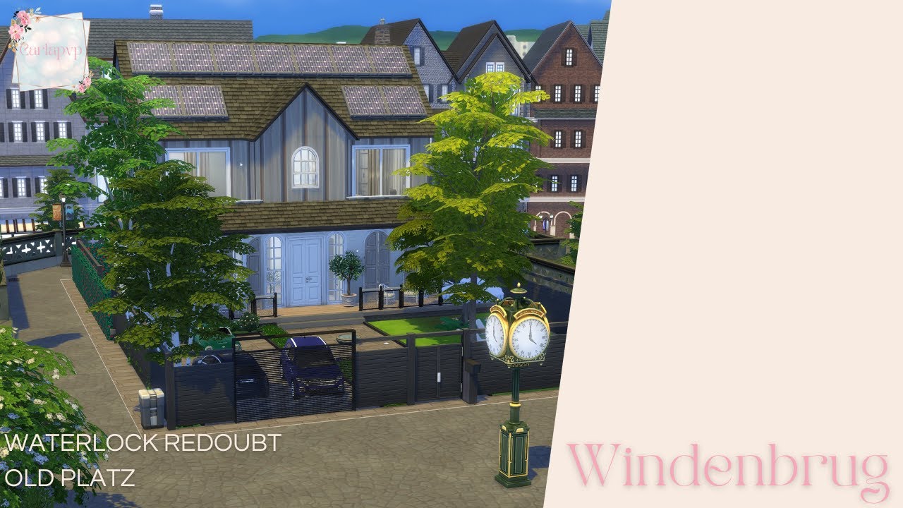 Waterlock Redoubt [Speed Build] THE SIMS 4 - YouTube