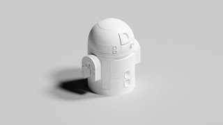 Blender - Modeling R2D2 (Timelapse) Part 2