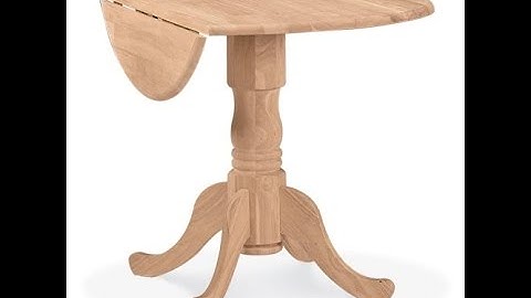 international concepts t 36dp 36 inch dual drop leaf table unfinished